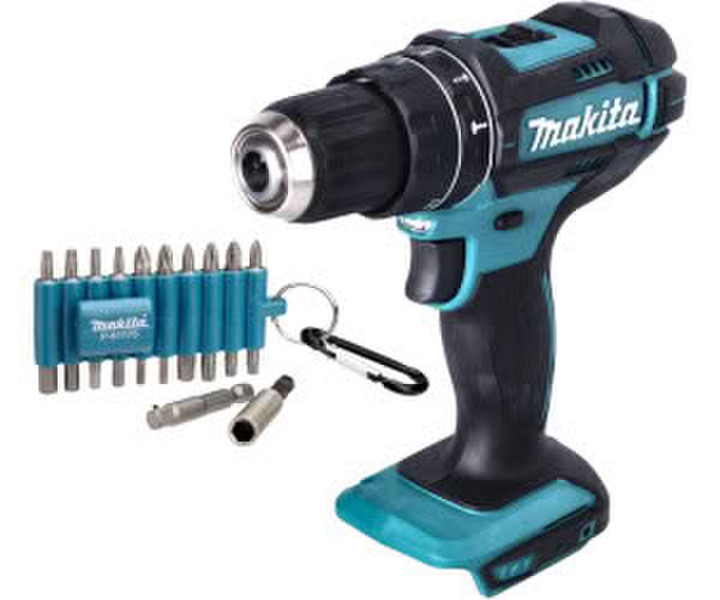 Makita DHP482 + 22 tlg. Bit Set ohne Akku ohne Ladegerät