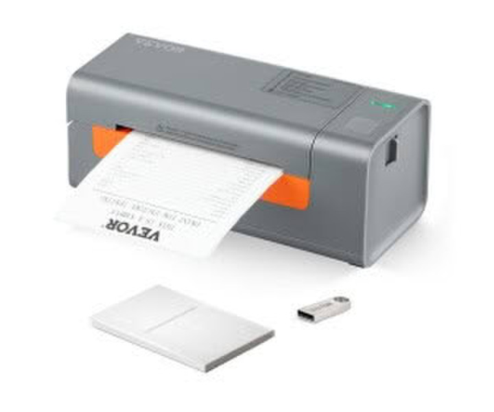 VEVOR Etikettendrucker 40-108 mm grau