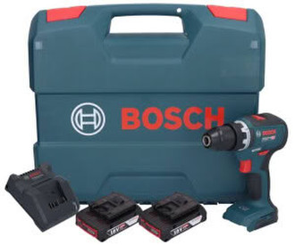 Bosch GSR 18V-55 Professional (2x 2,0 Ah + Ladegerät + L-Case)