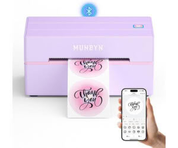 MUNBYN RealWriter 130 Bluetooth Purple