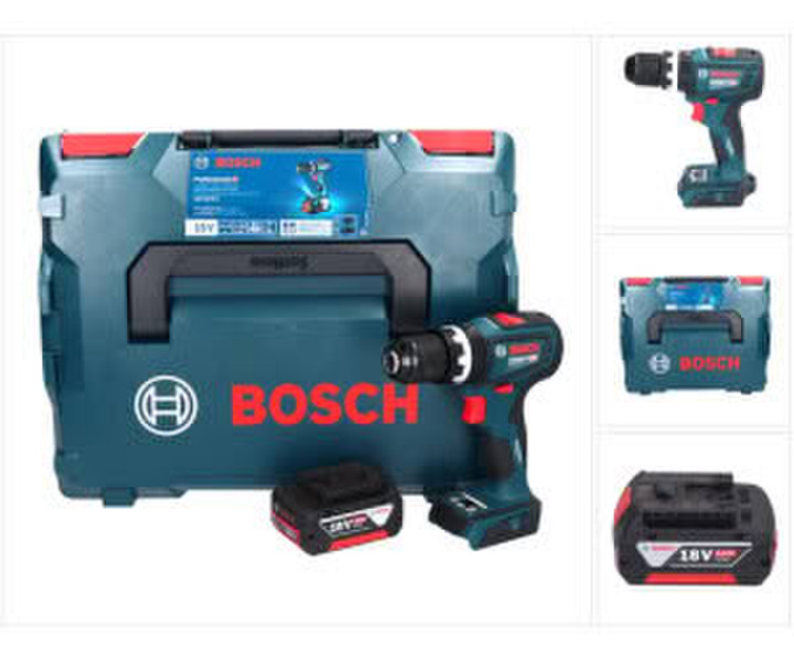 Bosch GSB 18V-90 C (1x 5,0 Ah + L-Boxx)