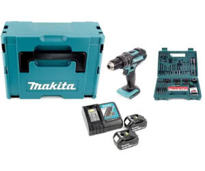 Makita DHP482RTJ (2 x 5,0 Ah +Ladegerät + Makpac +Makita B-53811)