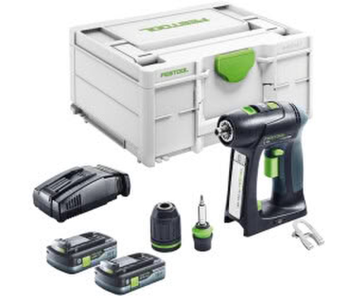 Festool C 18-Basic (2x 4,0 Ah + Schnellladegerät + Systainer)