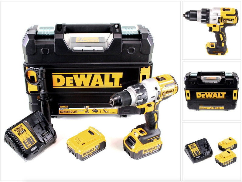 DeWalt DCD996M2 (2 x 4,0 Ah + Ladegerät) in T-STAK-Box
