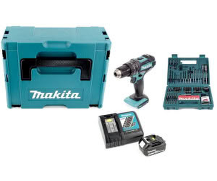 Makita DDF482RF1J + 100tlg. Bit/Bohrer-Set