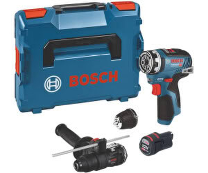 Bosch GSR 12V-35 FC (1x 3,0 Ah + 2x Aufsatz + L-Boxx)