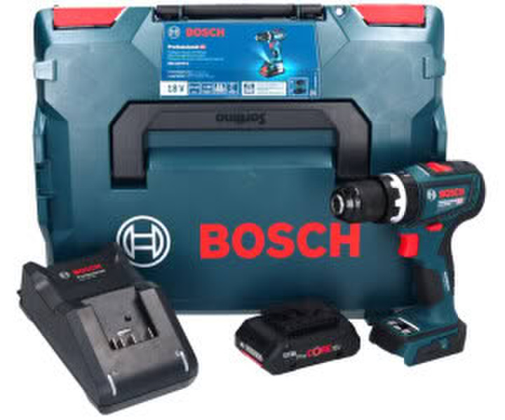 Bosch GSB 18V-90 C (1x 4,0 Ah + Ladegerät + L-Boxx)