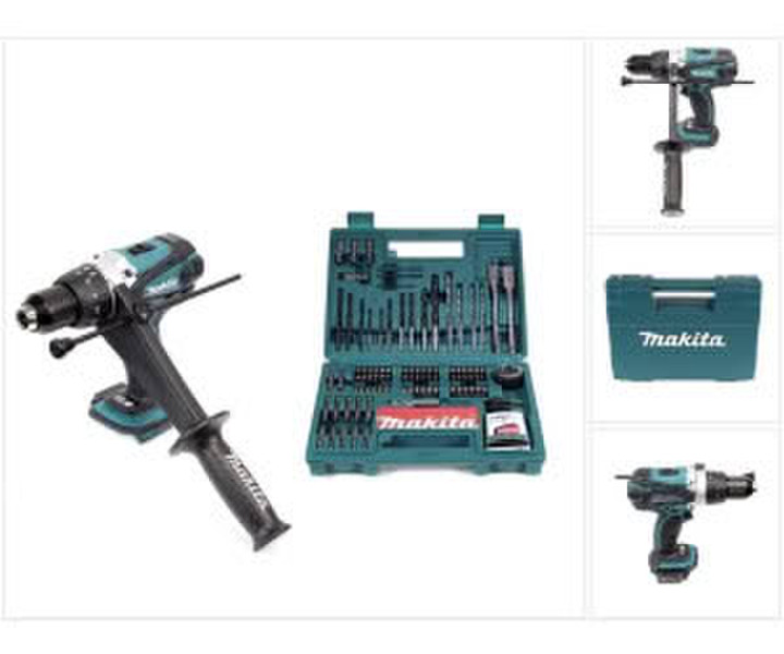 Makita DHP458Z + Bit & Bohrer-Set 100-teilig