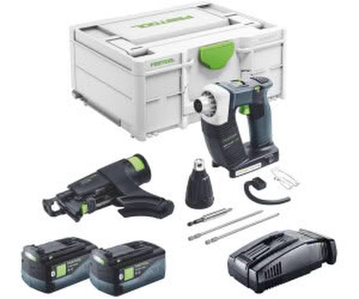 Festool DWC 18-4500 Li-Basic DURADRIVE (2x 5,0 Ah + Schnellladegerät + Systainer)