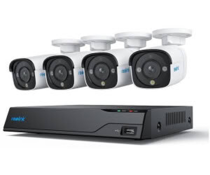 reolink NVS8-12MB4 12 MP PoE 4x MP Kameras NVR 2TB