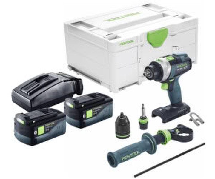 Festool Quadrive TPC 18/4 I-Basic (2x 5,0 Ah + Ladegerät + Systainer)