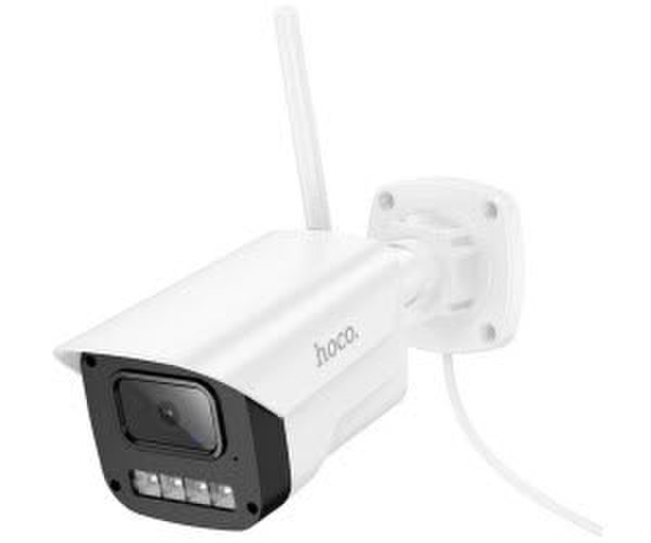 Hoco Outdoor-Kamera Pistolentyp Full HD D4 IP65-Wasserbeständig in Weiß (B-8004 (DHL))
