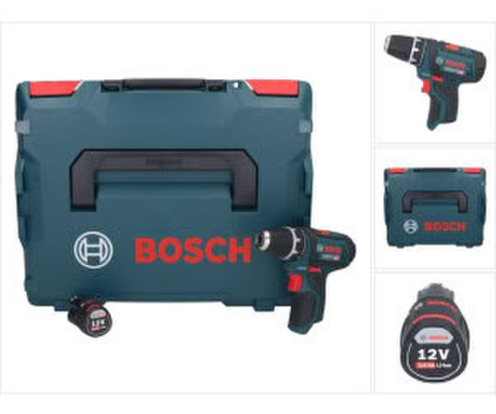Bosch GSR 12V-15 Professional (1 x 3,0 Ah + L-Boxx)
