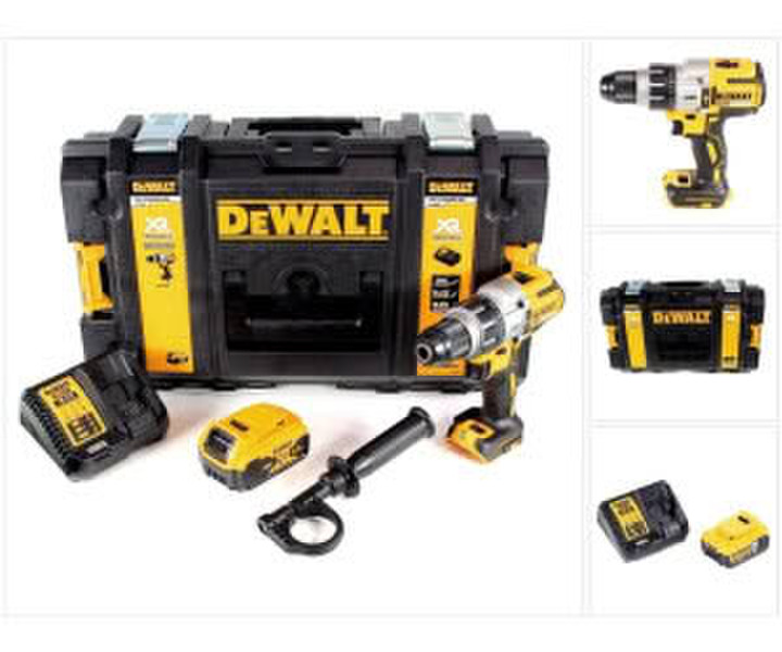 DeWalt DCD 996 P1 Akku Schlagbohrschrauber 18V 95Nm Brushless + 1x Akku 5,0Ah + Ladegerät + Toughbox