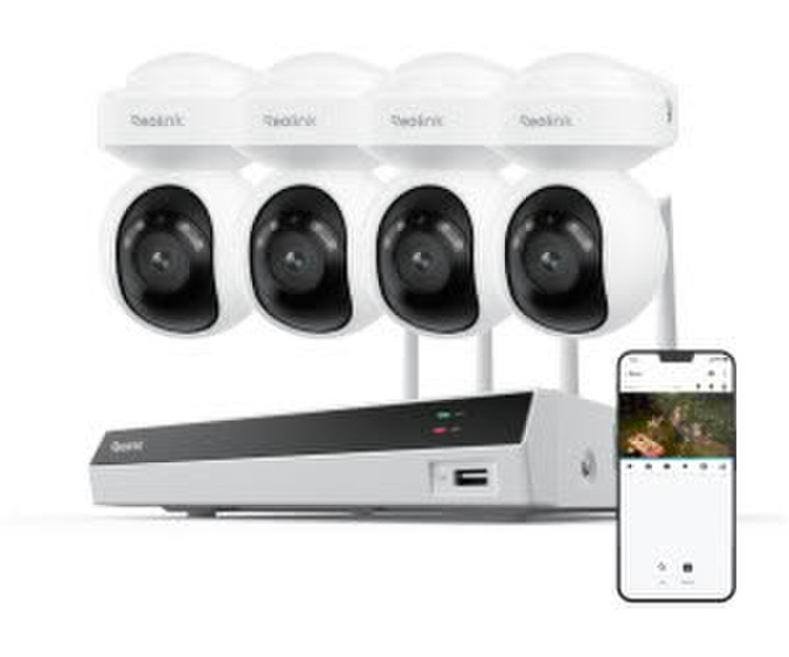 reolink RLK8-800PT4 8CH NVR 2TB HDD 4X 4K 8MP PT PoE- Set Auto-Tracking Intelligente Erkennung 24/7-Aufzeichnung