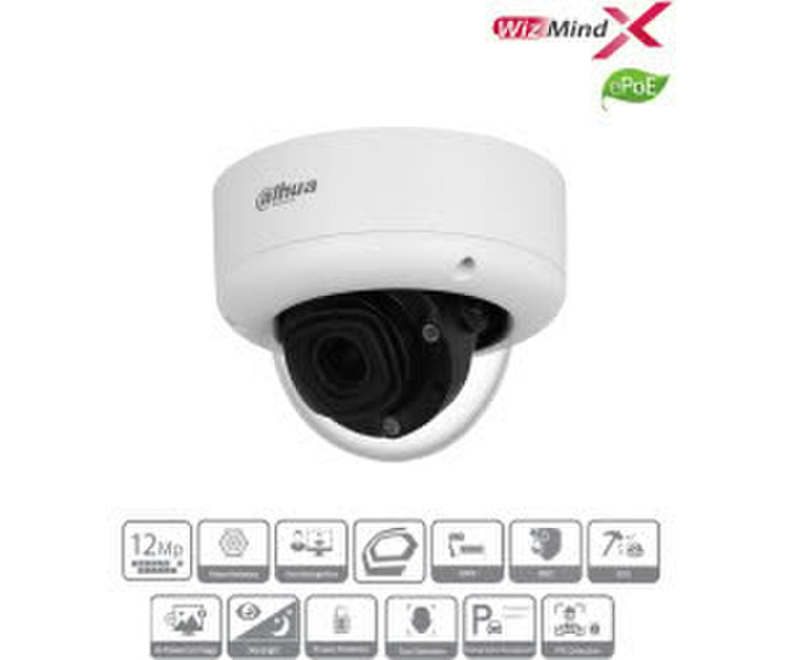 Dahua IPC-HDBW71242E1P-Z-X 12MP IR Dome WizMind X maximalle Intelligenz