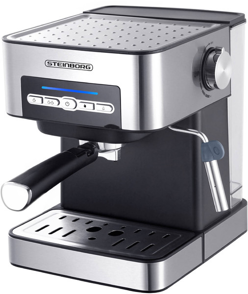 Steinborg Espressomaschine SB-6040 Edelstahl Design