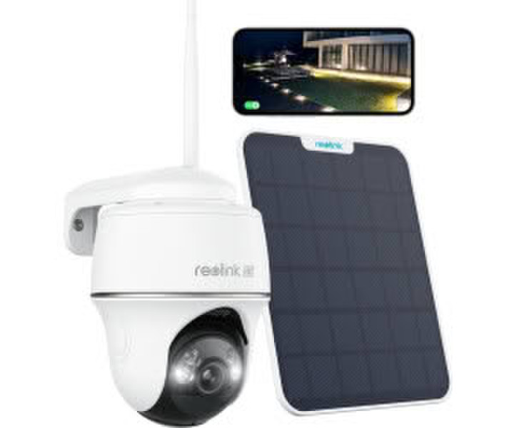 reolink 8MP Akku 2 4/5 GHz Personen-/Fahrzeugerkennung 355Pan & 140Tilt Spotlight Solarpanel 2 (BWPT4K04SP)