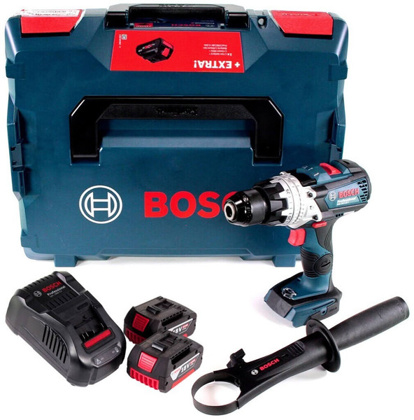 Bosch GSB 18V-110 C Professional (2x 5,0 Ah + Ladegerät + L-Boxx)