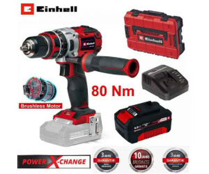 Einhell TP-CD 18/80 Li-i BL (1 x 4,0 Ah + E-Case)