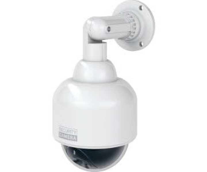Basi Attrappe blinkendem LED-Licht Dummy für den Innen- und geschützten360° Grad Halterung Weiß CCTV (1000-0302)