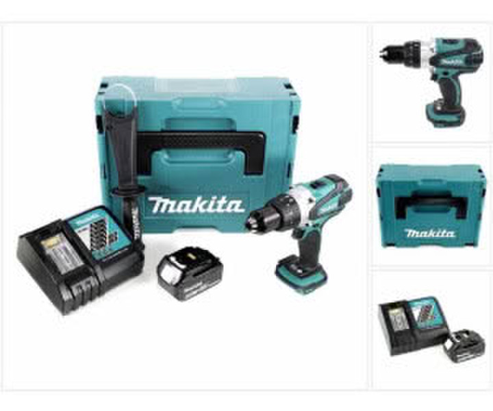 Makita DDF458RT1J (1 x 5,0 Ah + Schnellladegerät) im Makpac