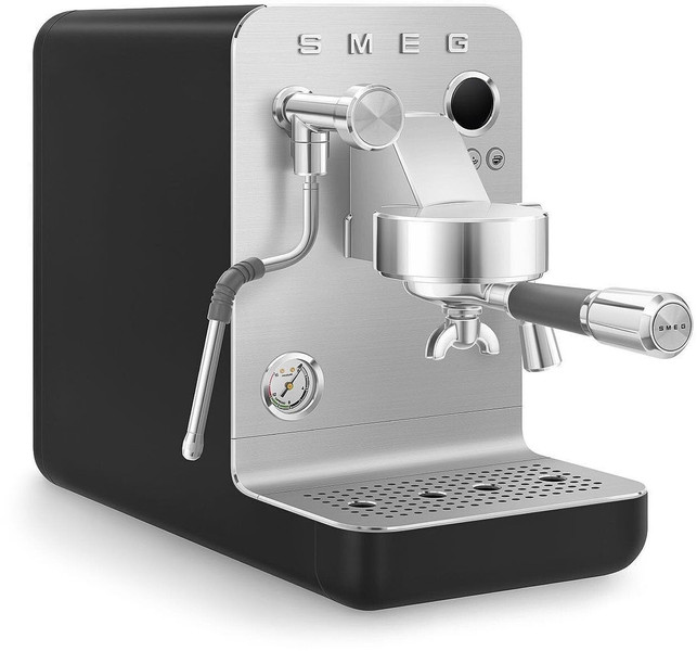 Smeg Espressomaschine Mini Pro schwarz-matt EMC02BLMEU