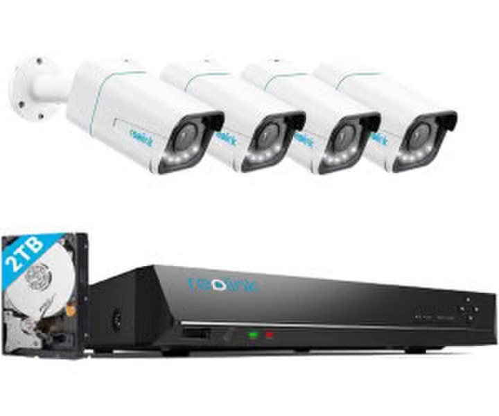 reolink RLK8-811B4-A 8MP PoE (Innenbereich 24/7 Aufnahme ersonen- und Fahrzeugerkennung)