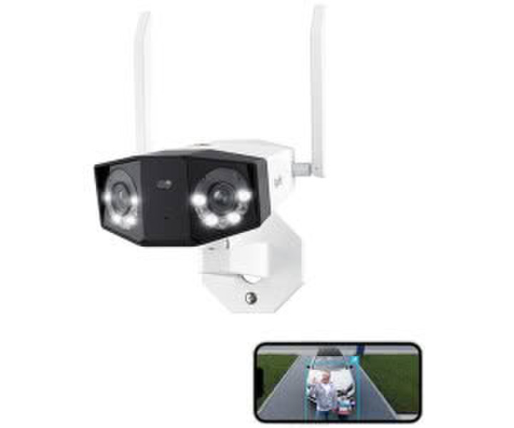 reolink 4K Dual-Lens 2 4/5 GHz WiFi 180Ultra-Weitwinkel Person-/Fahrzeug-/Haustier-Erkennung Farbnachtsicht