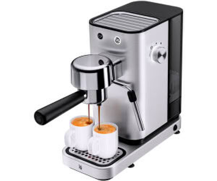 WMF Lono Espresso Siebträgermaschine edelstahl matt
