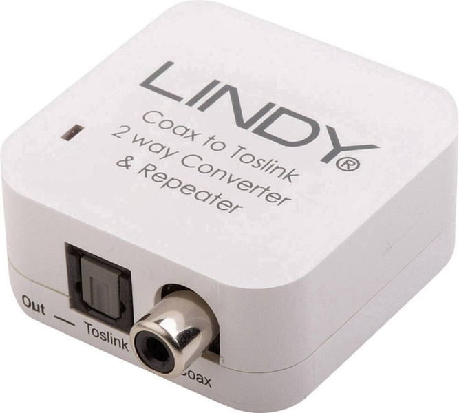 Lindy 70411 Audiokonverter Toslink <-> Cinch (koaxial)