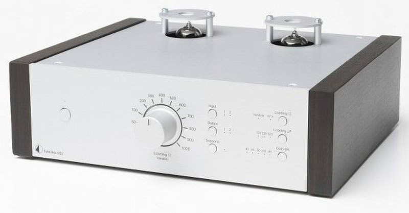 Pro-Ject Tube Box DS2 Silber/Eucalyptus