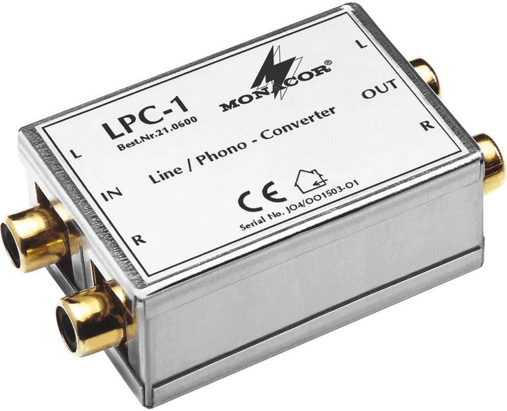 Monacor Line-Phono-Konverter Monacor LPC-1