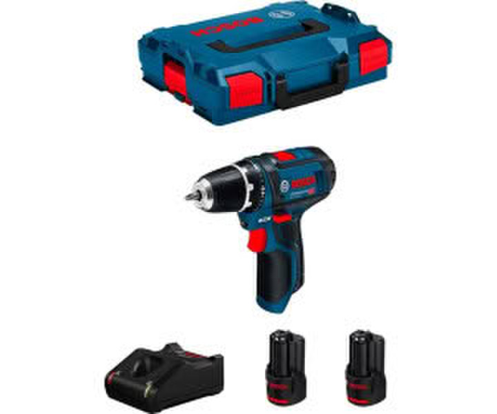 Bosch GSR 12V-15 Professional 2x Battery 3,0 Ah with GAL12V-40 L-Boxx 102