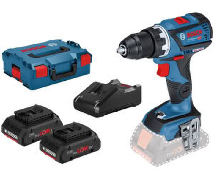 Bosch GSR 18 V-60 C Professional ( 2x 4,0Ah, Ladegerät, L-Boxx) (06019G110B)