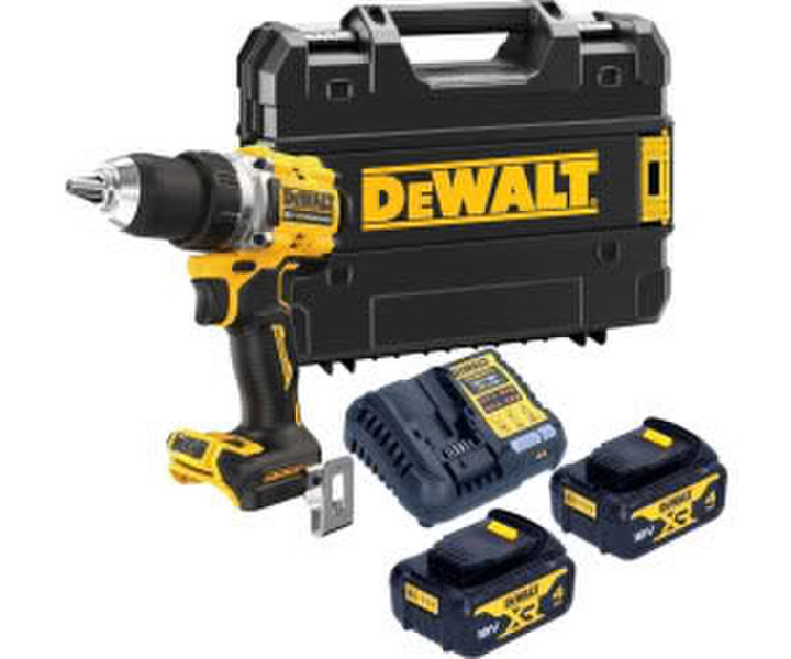 DeWalt DCD 800 M2T Akku 18 V 90 Nm Brushless + 2x Akku 4,0 Ah + Ladegerät + TSTAK