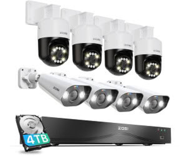 ZOSI PoE Set 4TB Auto Personnenerkennung (168B4-1828X2968W4-EU)