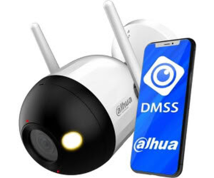 Dahua TIOC IPC-HFW1239DQ-PV-STW (1920 x 1080 Pixels) Netzwerkkamera Weiss (43172)