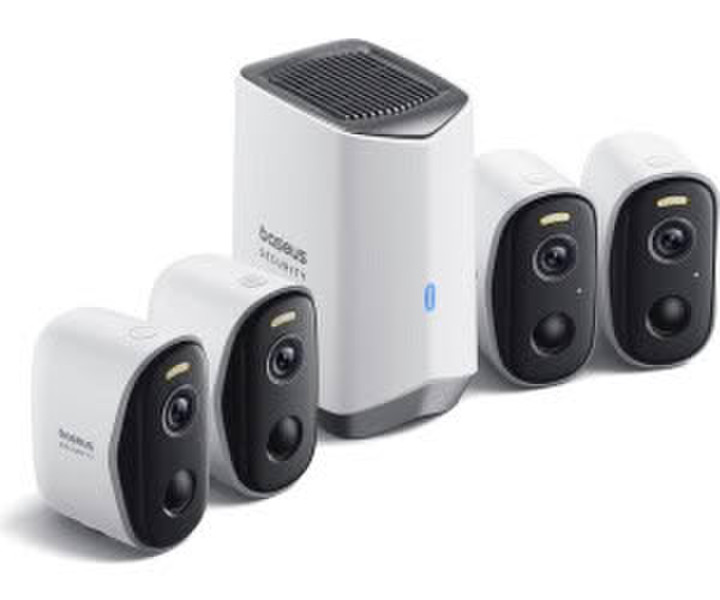 Baseus Security N1 Plus Outdoor Kamera2K 4-Kit (S0TY012131)