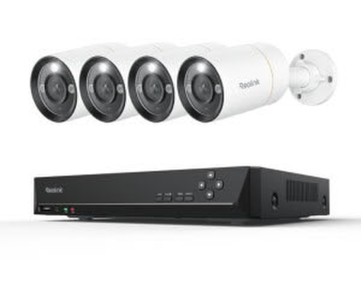 reolink RLK8-1200B4-A 12MP 4X PoE & 8CH 2TB HDD NVR Spotlight Personen-/Autoerkennung 2-Wege-Audio