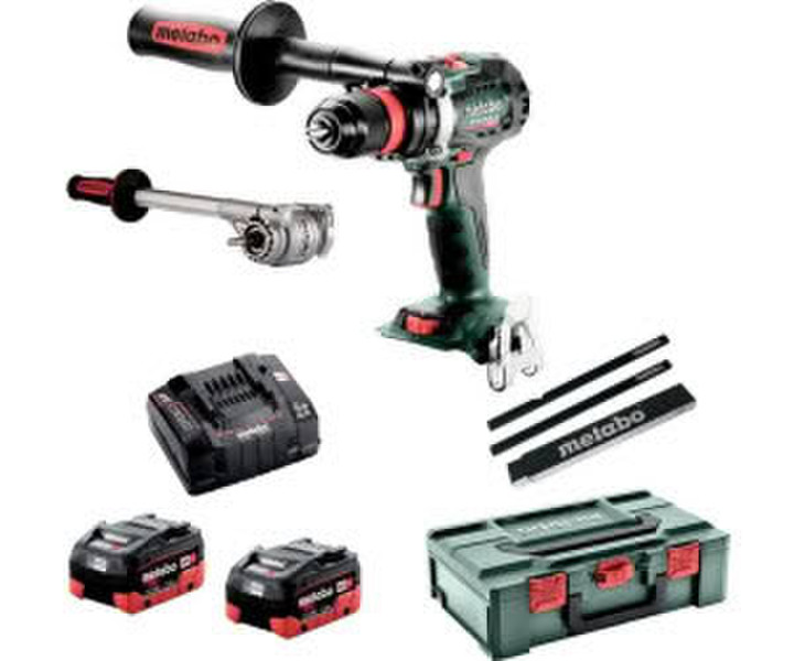 Metabo BS 18 LTX BL Q I (2x 5,5 Ah + Ladegerät + Power X3 + metaBOX +Meterstab + Bleistifte)