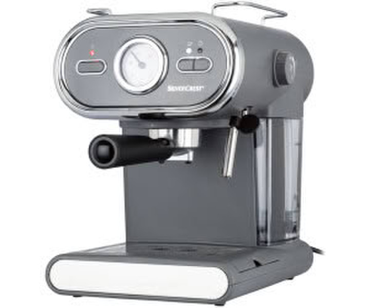 Silvercrest Espressomaschine Siebträger Pastell anthrazit SEM 1100 D3