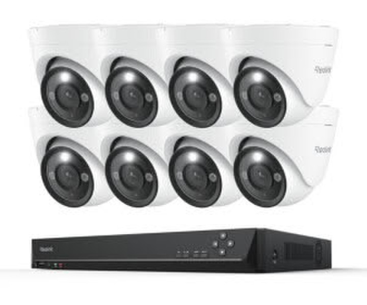 reolink RLK16-1200D8-A 12MP PoE 16CH 4TB HDD NVR & 8X 24/7 Aufzeichnung Spotlight Smarte Erkennung