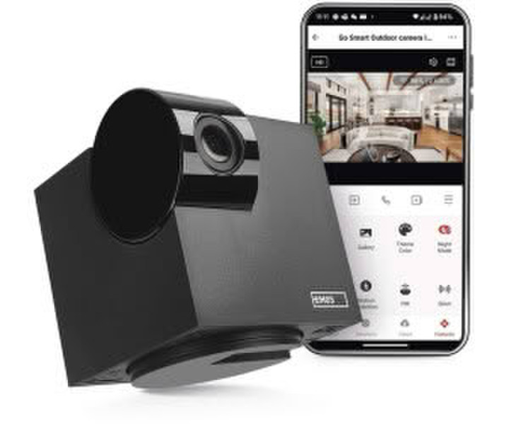 EMOS GoSmart Rotierende IP-110 CUBE + WiFi Schwarz (H4061)