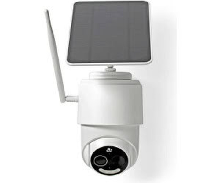 Nedis SmartLife Aussenkamera 4G Full HD 1080p Pan tilt IP65 Cloud Storage micr Weiss (SIMCBO50WT)