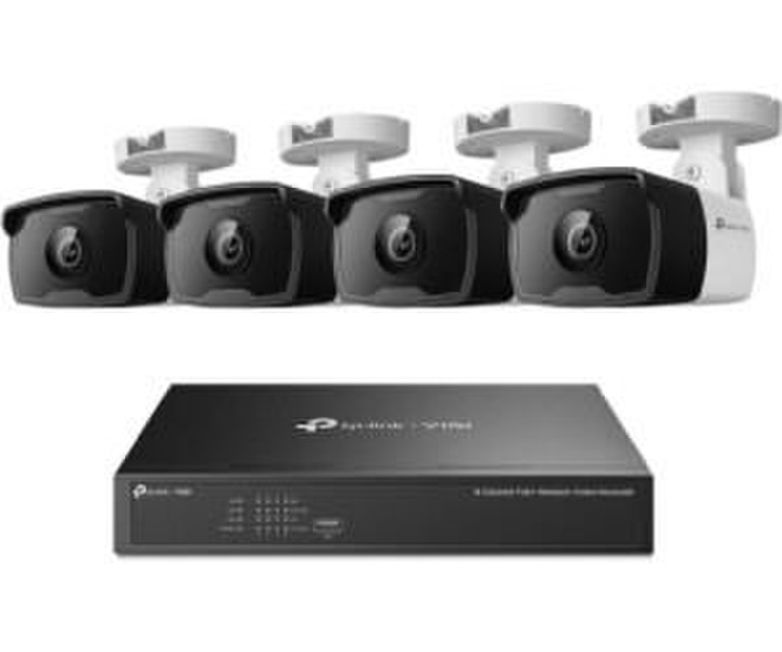 TP-Link Pack Camara Vigi Bullet Vigi Nk8p-B434i Vigi 3mp Bullet 8 Channel Poe Weiss
