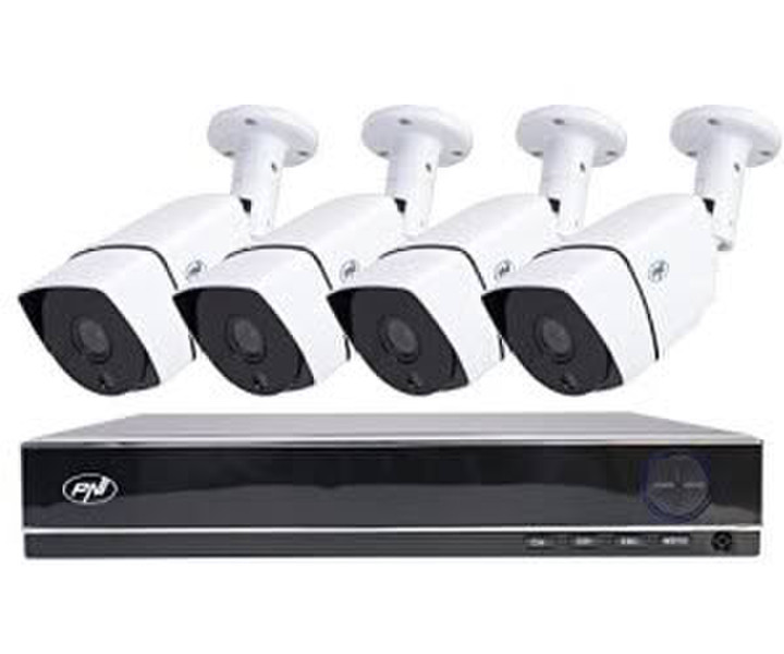 PNI Full HD-Videoüberwachungskit NVR und 4 AussenkamerasHouse PTZ1300 Mehrfarbig