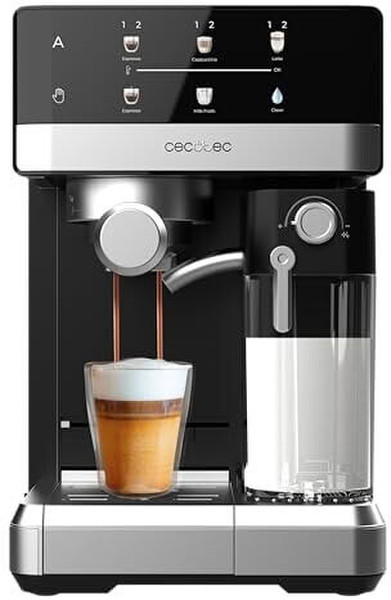Cecotec Caffettiera Semiautomatica Cecotec Power Espresso 20 Touch & Cream 1,8 L 20 bar