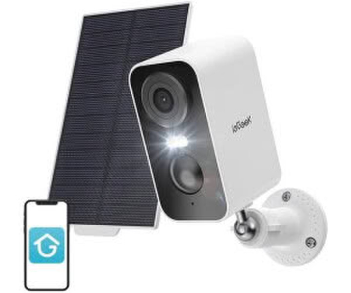 ieGeek Wireless 3MP WiFi outdoor camera ZS-GX3S white with solar panel Weiss