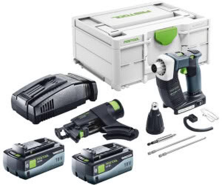 Festool DWC 18-4500 Li-Basic DURADRIVE (2x 8,0 Ah + Schnellladegerät + Systainer)